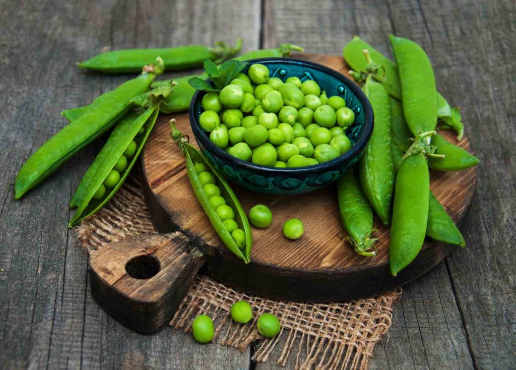 Guisantes frescos